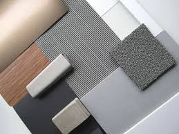 This is a picture of commercial flooring samples